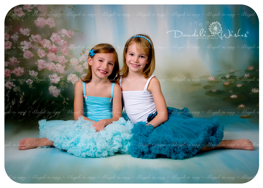 creative childrens photography for young kids, warrenton, virginia.  girls and sisters in their kaiya eve pettiskirts.