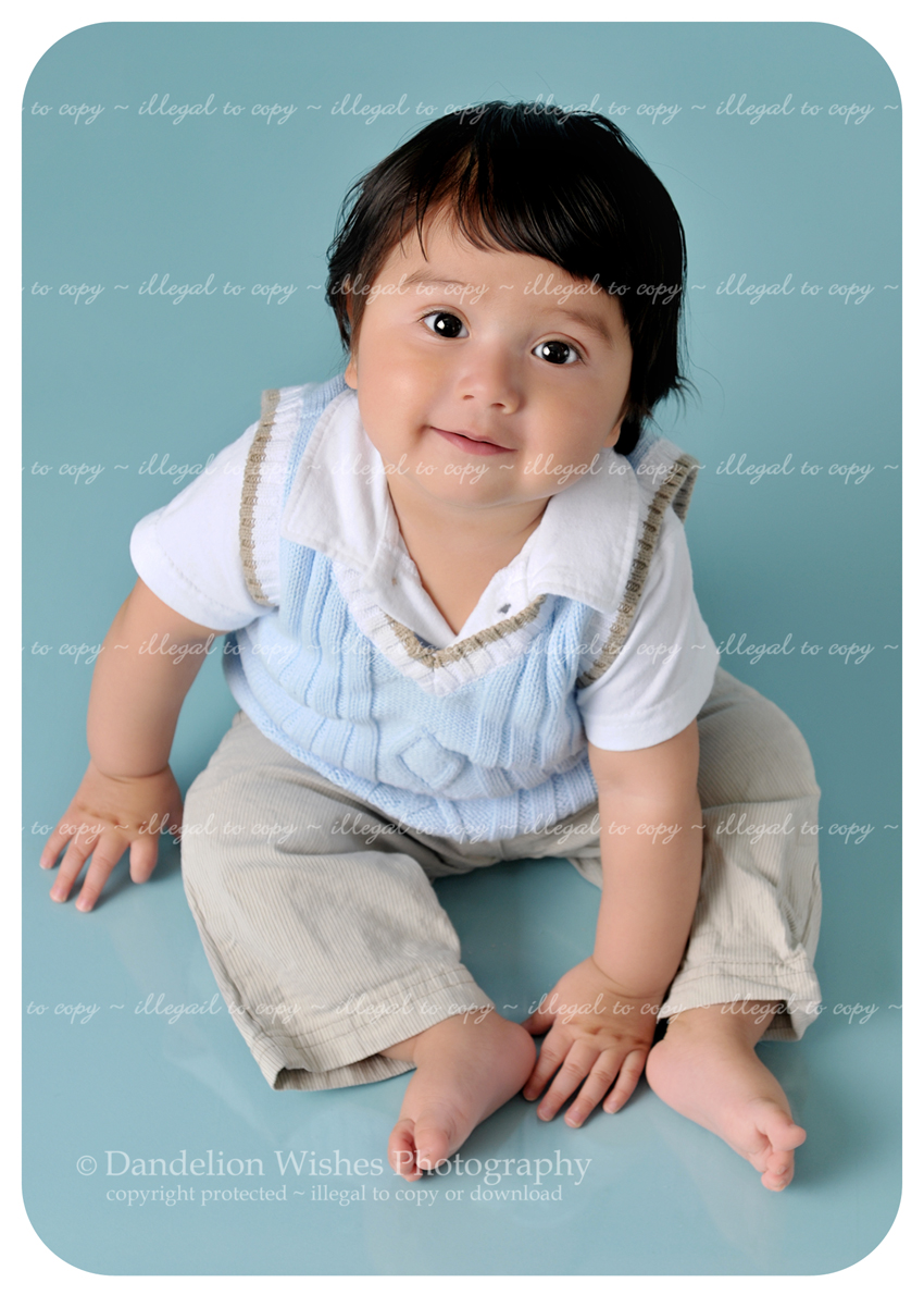 Six month old baby portraits Northern Virginia